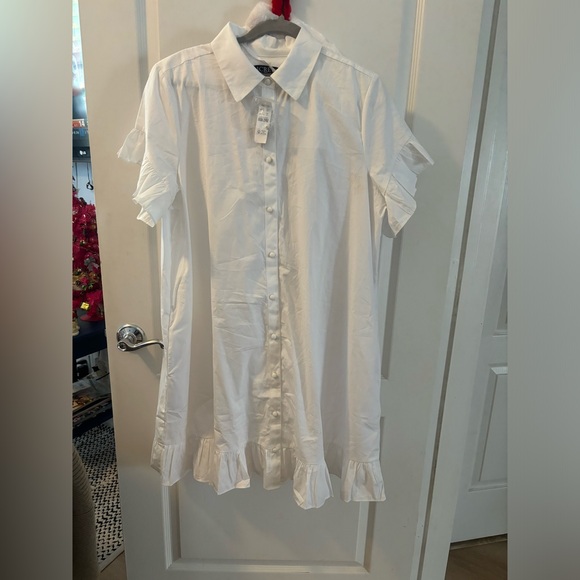 Brand new JCrew dress size XL white - Picture 3 of 9